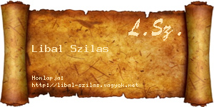 Libal Szilas névjegykártya